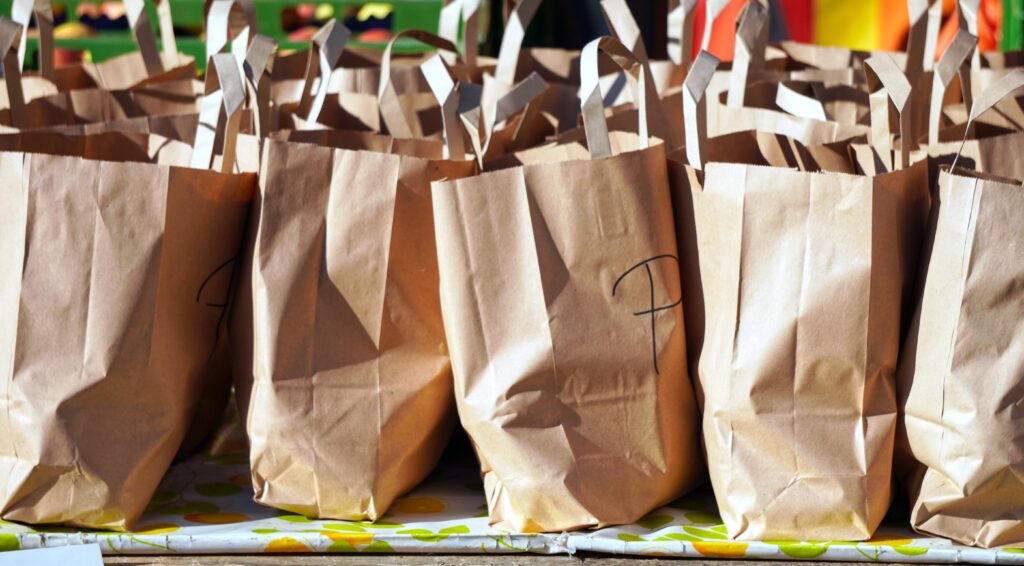 Paper shopping bags